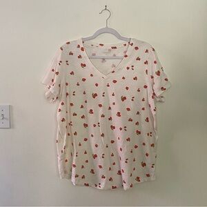 Old Navy | XL Tall Strawberry Tee Shirt